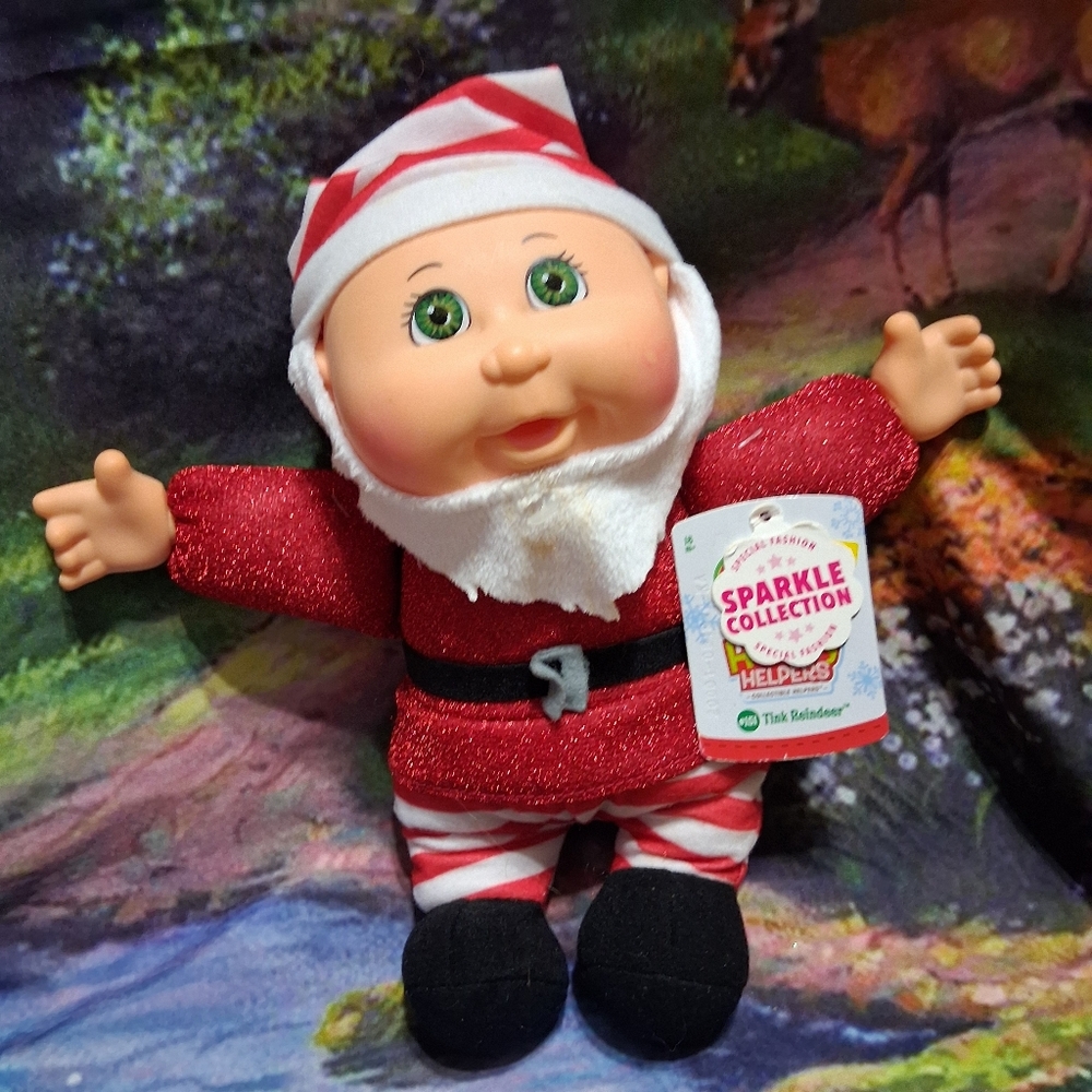 Little Tikes Red and White Striped Elf Plush Toy